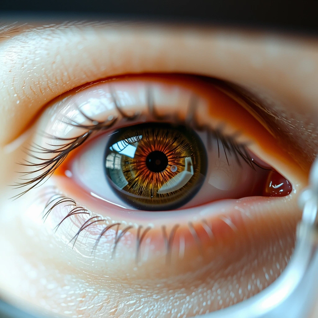 Makroaufnahme eines Auges